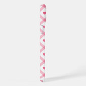 Monogramme nom Cœur rose girly mignon  (Côté droit)