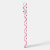 Monogramme nom Cœur rose girly mignon  (Côté gauche)