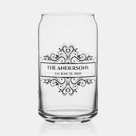 Monogramme Nom de famille Date d'organisation (Recto)