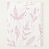 Monogramme Nom du carnet de rendez-vous Rose Paste (Dos)