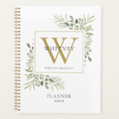 Monogramme Nom Élégant Verdure 2023 (Devant)