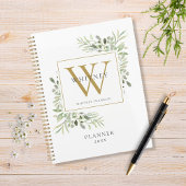 Monogramme Nom Élégant Verdure 2023