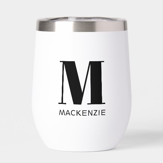 Monogramme Nom initial Simple (Arrière)
