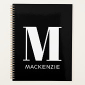 Monogramme Nom initial Simple Personnalisé (Devant)