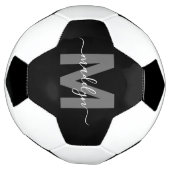 Monogramme Nom Noir Blanc (Tourné)