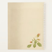 Monogramme Nom Rose du carnet de rendez-vous 2025 (Dos)