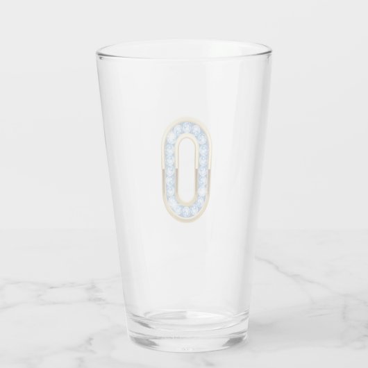 Monogramme O - Verre de 16 oz (Dos)