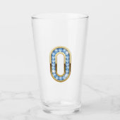 Monogramme O - Verre de 16 oz (Devant)