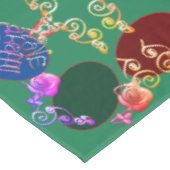 Monogramme OEufs de Pâques Rose à motif nappe (Angle)