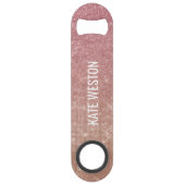 Monogramme Ombre Parties scintillant en or rose Fi (Dos)