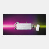 Monogramme ombré vert et rose élégant (Clavier et souris)