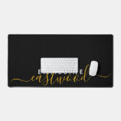Monogramme Or Blanc Sur Noir (Clavier et souris)