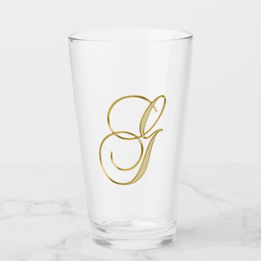 Monogramme or G verre (Devant)