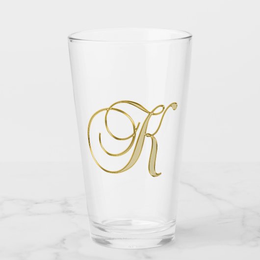 Monogramme or K verre (Devant)