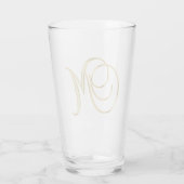 Monogramme or M verre (Dos)
