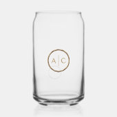 Monogramme Or Minimal Sur Fond NOIR (Recto)