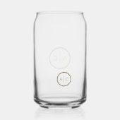 Monogramme Or Minimal Sur Fond NOIR (Verso)