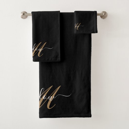 Monogramme or moderne Nom du script (En situation)