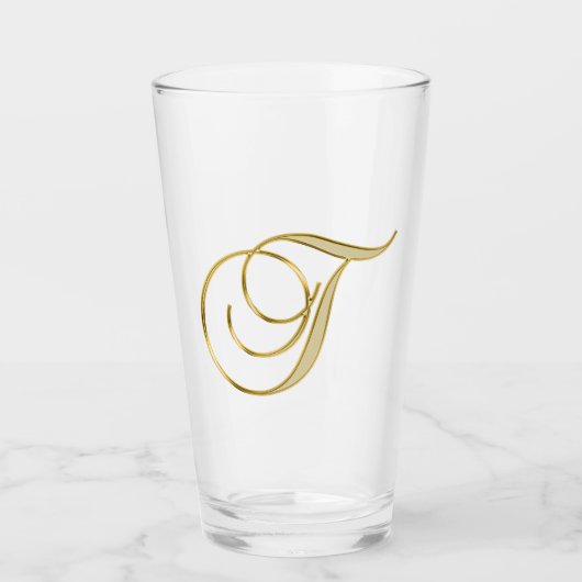 Monogramme or T Verre (Devant)