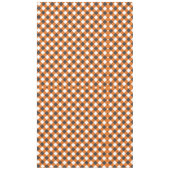 Monogramme Orange Blanc Plaid En vichy Nappe (Devant)