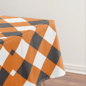 Monogramme Orange Blanc Plaid En vichy Nappe (In Situ)