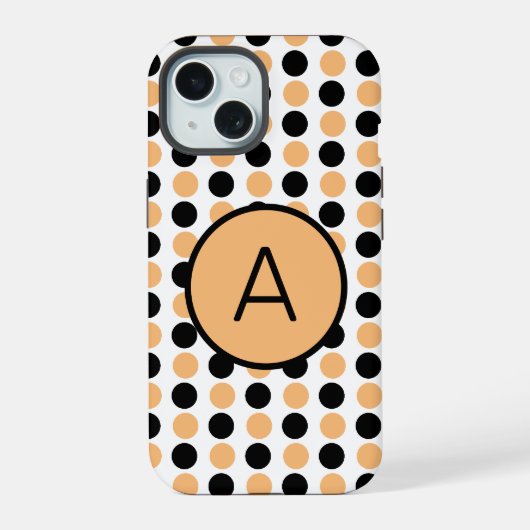 Monogramme orange et noir (Verso)