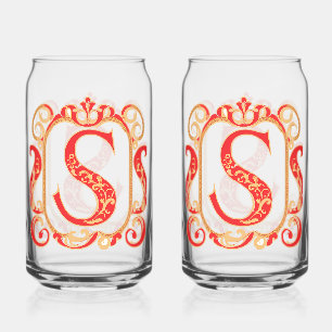 Monogramme ornemental antique - Capital S