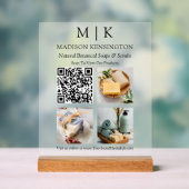 Monogramme ou ajouter un logo Business QR Code 3 P (Neutre)