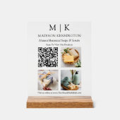 Monogramme ou ajouter un logo Business QR Code 3 P (Recto)
