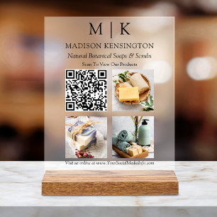 Monogramme ou ajouter un logo Business QR Code 3 P