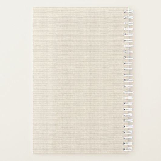 Monogramme Oublier-Me-Pas De Courbe Bleu Beige Rus (Dos)