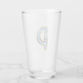Monogramme P - Verre de 16 oz (Dos)
