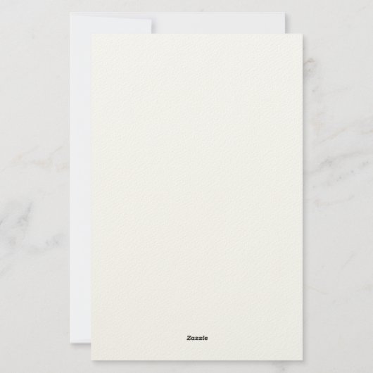 Monogramme Pacock papeterie (Dos)