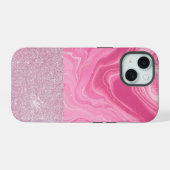 Monogramme Pailleté Agate Or Rose (Verso Horizontal)