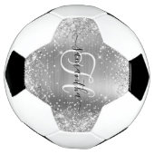 Monogramme Pailleté Argent Glamour (Tourné)