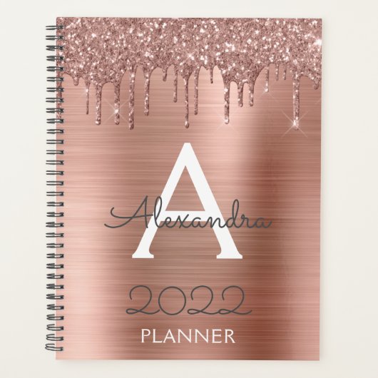 Monogramme Pailleté Rose Gold 2022 (Devant)