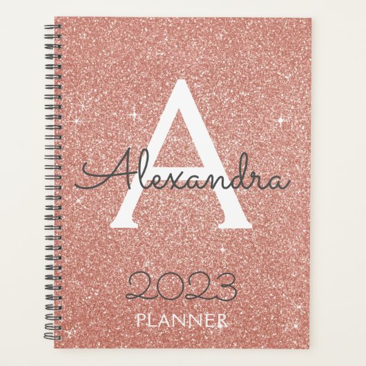 Monogramme Pailleté Rose Gold 2023 (Devant)