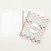Monogramme Pastel Herringbone (Devant avec enveloppe)