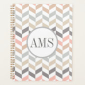 Monogramme Pastel Herringbone (Devant)