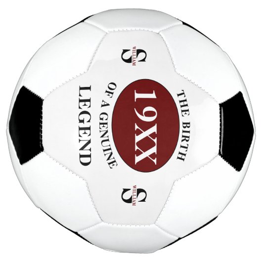 Monogramme Père Anniversaire Légende Ajouter Nom d (Tourné)