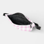 Monogramme personnalisable gingham rose élégant bl (Ouvrir)