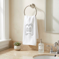 Monogramme personnalisé avec lettre en contour 3D