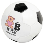 Monogramme personnalisé B pour ours drôle animal m (3/4)