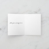 monogramme personnalisé belle carte couple (Intérieur)