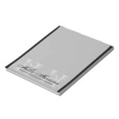 Monogramme personnalisé : Bloc-notes (Tourné)