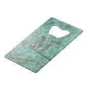 Monogramme personnalisé Bubly Verdigris Bronze (Devant Angle)