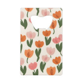 Monogramme Personnalisé Cute Spring Tulip Motif (Dos)