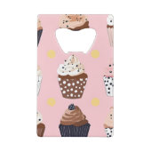 Monogramme Personnalisé Cute Sweet Cupcake (Dos)