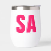 Monogramme personnalisé double ombre (Gauche)