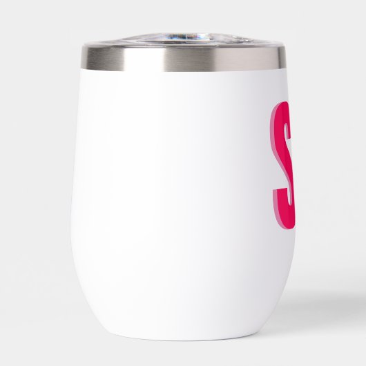 Monogramme personnalisé double ombre (Avant)